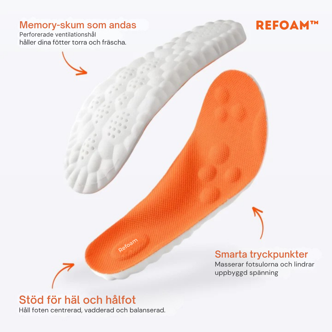 Refoam™ - Komfort i varje steg